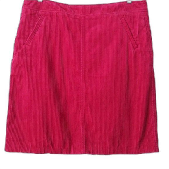Chadwicks of Boston Pink Corduroy Mini Skirt 16 - Picture 1 of 8